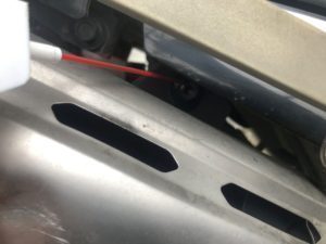 セロー250純正マフラー固定ボルト1